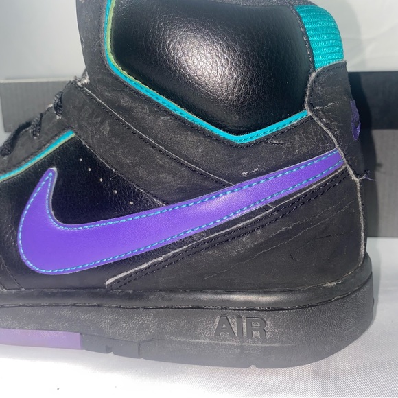Nike Air Prestige III Black & Purple Sneakers Mens Size 7.5 Rare Size 407036-053 - Picture 8 of 8